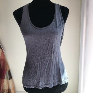 Hang Ten Gray Shimmer Racerback Swing Tank